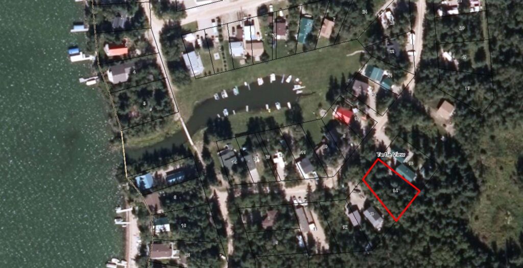 cabins for sale in Saskatchewan Turtle Lake lot 14