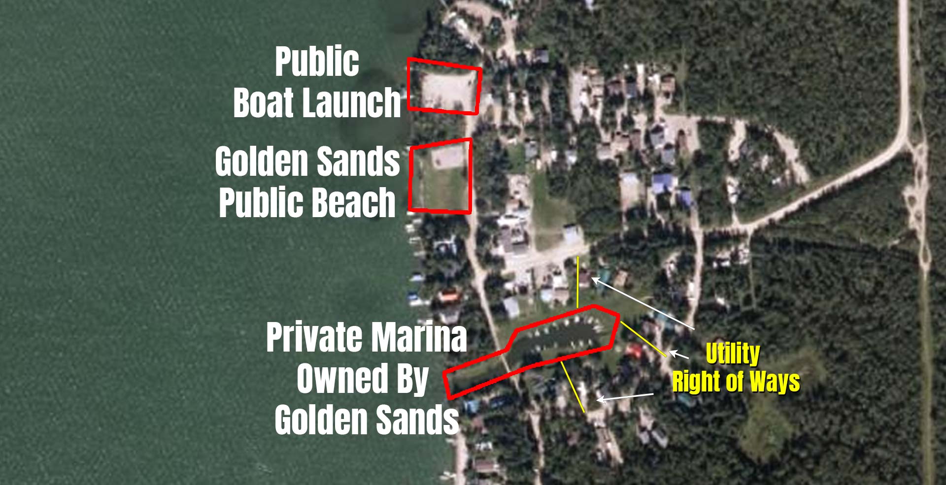 Golden Sands Beach Turtle Lake Saskatchewan Area-Map_zoomed